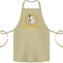A Bull Terrier Dog Cotton Apron 100% Organic Khaki