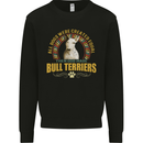 A Bull Terrier Dog Kids Sweatshirt Jumper Black