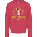 A Bull Terrier Dog Kids Sweatshirt Jumper Heliconia
