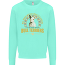 A Bull Terrier Dog Kids Sweatshirt Jumper Peppermint