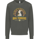 A Bull Terrier Dog Kids Sweatshirt Jumper Storm Grey