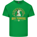 A Bull Terrier Dog Kids T-Shirt Childrens Irish Green