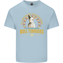 A Bull Terrier Dog Kids T-Shirt Childrens Light Blue