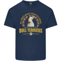 A Bull Terrier Dog Kids T-Shirt Childrens Navy Blue