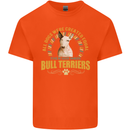 A Bull Terrier Dog Kids T-Shirt Childrens Orange