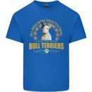 A Bull Terrier Dog Kids T-Shirt Childrens Royal Blue