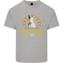 A Bull Terrier Dog Kids T-Shirt Childrens Sports Grey