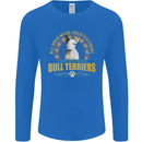 A Bull Terrier Dog Mens Long Sleeve T-Shirt Royal Blue