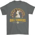 A Bull Terrier Dog Mens T-Shirt 100% Cotton Charcoal