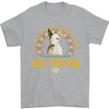 A Bull Terrier Dog Mens T-Shirt 100% Cotton Sports Grey