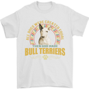 A Bull Terrier Dog Mens T-Shirt 100% Cotton White