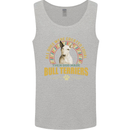 A Bull Terrier Dog Mens Vest Tank Top Sports Grey