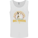 A Bull Terrier Dog Mens Vest Tank Top White