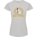 A Bull Terrier Dog Womens Petite Cut T-Shirt Sports Grey