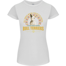 A Bull Terrier Dog Womens Petite Cut T-Shirt White