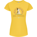 A Bull Terrier Dog Womens Petite Cut T-Shirt Yellow