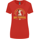 A Bull Terrier Dog Womens Wider Cut T-Shirt Red