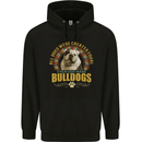 A Bulldog Dog Childrens Kids Hoodie Black