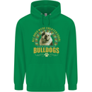A Bulldog Dog Childrens Kids Hoodie Irish Green