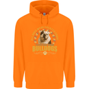 A Bulldog Dog Childrens Kids Hoodie Orange