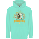 A Bulldog Dog Childrens Kids Hoodie Peppermint