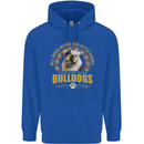 A Bulldog Dog Childrens Kids Hoodie Royal Blue