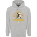 A Bulldog Dog Childrens Kids Hoodie Sports Grey