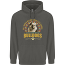 A Bulldog Dog Childrens Kids Hoodie Storm Grey
