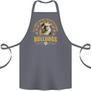 A Bulldog Dog Cotton Apron 100% Organic Steel