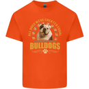 A Bulldog Dog Kids T-Shirt Childrens Orange