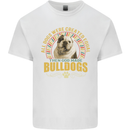 A Bulldog Dog Kids T-Shirt Childrens White