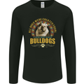 A Bulldog Dog Mens Long Sleeve T-Shirt Black