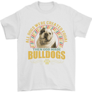 A Bulldog Dog Mens T-Shirt 100% Cotton White