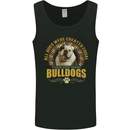 A Bulldog Dog Mens Vest Tank Top Black