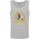 A Bulldog Dog Mens Vest Tank Top Sports Grey