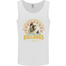 A Bulldog Dog Mens Vest Tank Top White