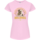 A Bulldog Dog Womens Petite Cut T-Shirt Light Pink