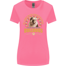A Bulldog Dog Womens Wider Cut T-Shirt Azalea