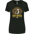 A Bulldog Dog Womens Wider Cut T-Shirt Black