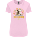 A Bulldog Dog Womens Wider Cut T-Shirt Light Pink