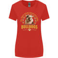 A Bulldog Dog Womens Wider Cut T-Shirt Red