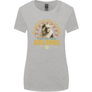 A Bulldog Dog Womens Wider Cut T-Shirt Sports Grey