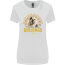 A Bulldog Dog Womens Wider Cut T-Shirt White