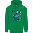 A Butterfly Collection Rhopalocera Childrens Kids Hoodie Irish Green