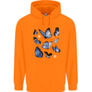 A Butterfly Collection Rhopalocera Childrens Kids Hoodie Orange
