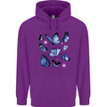 A Butterfly Collection Rhopalocera Childrens Kids Hoodie Purple