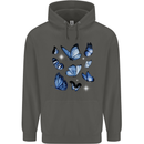 A Butterfly Collection Rhopalocera Childrens Kids Hoodie Storm Grey