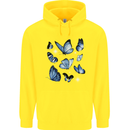 A Butterfly Collection Rhopalocera Childrens Kids Hoodie Yellow