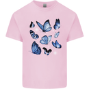 A Butterfly Collection Rhopalocera Kids T-Shirt Childrens Light Pink