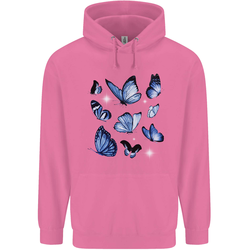 A Butterfly Collection Rhopalocera Mens 80% Cotton Hoodie Azelea